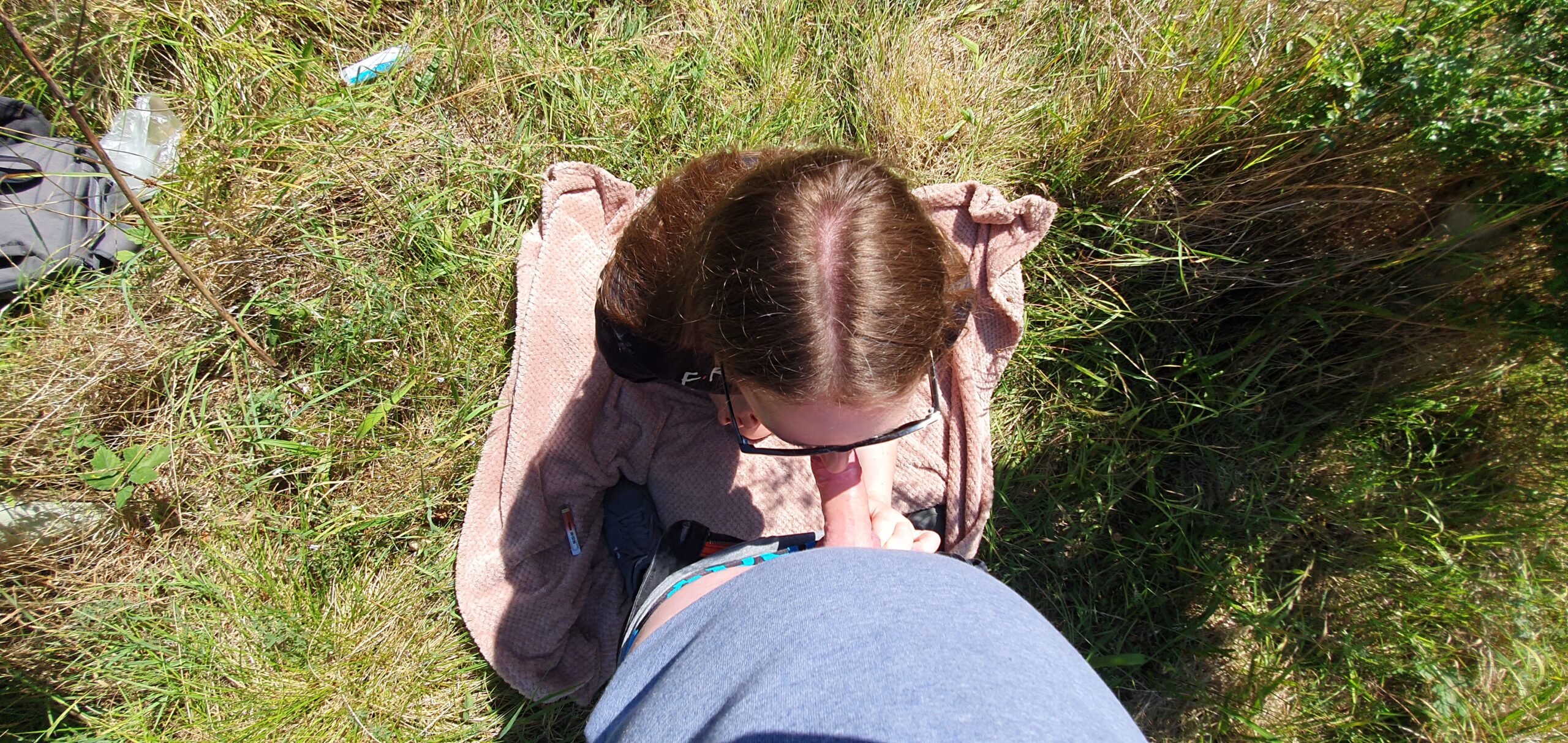 Met some guy in the woods and sucked his dick